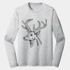 Sublimatable PosiCharge Long Sleeve Electric Heather Tee Thumbnail