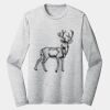 Sublimatable PosiCharge Long Sleeve Electric Heather Tee Thumbnail