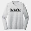 Sublimatable PosiCharge Long Sleeve Electric Heather Tee Thumbnail