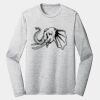 Sublimatable PosiCharge Long Sleeve Electric Heather Tee Thumbnail