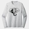 Sublimatable PosiCharge Long Sleeve Electric Heather Tee Thumbnail