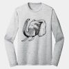 Sublimatable PosiCharge Long Sleeve Electric Heather Tee Thumbnail