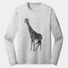 Sublimatable PosiCharge Long Sleeve Electric Heather Tee Thumbnail