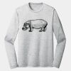 Sublimatable PosiCharge Long Sleeve Electric Heather Tee Thumbnail