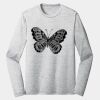 Sublimatable PosiCharge Long Sleeve Electric Heather Tee Thumbnail