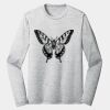 Sublimatable PosiCharge Long Sleeve Electric Heather Tee Thumbnail