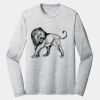 Sublimatable PosiCharge Long Sleeve Electric Heather Tee Thumbnail