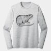 Sublimatable PosiCharge Long Sleeve Electric Heather Tee Thumbnail