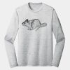 Sublimatable PosiCharge Long Sleeve Electric Heather Tee Thumbnail