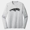 Sublimatable PosiCharge Long Sleeve Electric Heather Tee Thumbnail