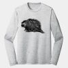 Sublimatable PosiCharge Long Sleeve Electric Heather Tee Thumbnail
