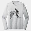 Sublimatable PosiCharge Long Sleeve Electric Heather Tee Thumbnail