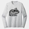 Sublimatable PosiCharge Long Sleeve Electric Heather Tee Thumbnail