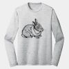 Sublimatable PosiCharge Long Sleeve Electric Heather Tee Thumbnail