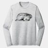 Sublimatable PosiCharge Long Sleeve Electric Heather Tee Thumbnail
