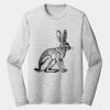 Sublimatable PosiCharge Long Sleeve Electric Heather Tee Thumbnail
