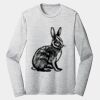 Sublimatable PosiCharge Long Sleeve Electric Heather Tee Thumbnail