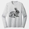 Sublimatable PosiCharge Long Sleeve Electric Heather Tee Thumbnail