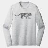 Sublimatable PosiCharge Long Sleeve Electric Heather Tee Thumbnail