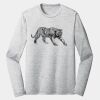 Sublimatable PosiCharge Long Sleeve Electric Heather Tee Thumbnail