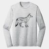 Sublimatable PosiCharge Long Sleeve Electric Heather Tee Thumbnail