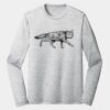 Sublimatable PosiCharge Long Sleeve Electric Heather Tee Thumbnail