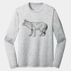 Sublimatable PosiCharge Long Sleeve Electric Heather Tee Thumbnail