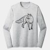 Sublimatable PosiCharge Long Sleeve Electric Heather Tee Thumbnail