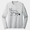 Sublimatable PosiCharge Long Sleeve Electric Heather Tee Thumbnail