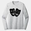 Sublimatable PosiCharge Long Sleeve Electric Heather Tee Thumbnail