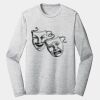 Sublimatable PosiCharge Long Sleeve Electric Heather Tee Thumbnail