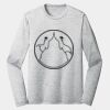 Sublimatable PosiCharge Long Sleeve Electric Heather Tee Thumbnail