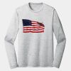 Sublimatable PosiCharge Long Sleeve Electric Heather Tee Thumbnail