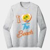 Sublimatable PosiCharge Long Sleeve Electric Heather Tee Thumbnail