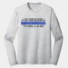 Sublimatable PosiCharge Long Sleeve Electric Heather Tee Thumbnail