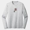 Sublimatable PosiCharge Long Sleeve Electric Heather Tee Thumbnail