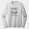 Sublimatable PosiCharge Long Sleeve Electric Heather Tee Thumbnail