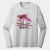 Sublimatable PosiCharge Long Sleeve Electric Heather Tee Thumbnail