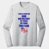 Sublimatable PosiCharge Long Sleeve Electric Heather Tee Thumbnail