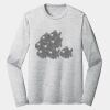 Sublimatable PosiCharge Long Sleeve Electric Heather Tee Thumbnail