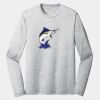 Sublimatable PosiCharge Long Sleeve Electric Heather Tee Thumbnail