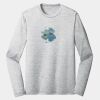 Sublimatable PosiCharge Long Sleeve Electric Heather Tee Thumbnail