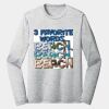 Sublimatable PosiCharge Long Sleeve Electric Heather Tee Thumbnail