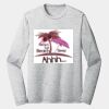 Sublimatable PosiCharge Long Sleeve Electric Heather Tee Thumbnail