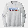 Sublimatable PosiCharge Long Sleeve Electric Heather Tee Thumbnail