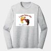 Sublimatable PosiCharge Long Sleeve Electric Heather Tee Thumbnail