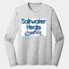 Sublimatable PosiCharge Long Sleeve Electric Heather Tee Thumbnail