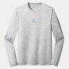 Sublimatable PosiCharge Long Sleeve Electric Heather Tee Thumbnail