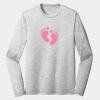 Sublimatable PosiCharge Long Sleeve Electric Heather Tee Thumbnail