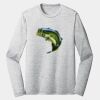 Sublimatable PosiCharge Long Sleeve Electric Heather Tee Thumbnail